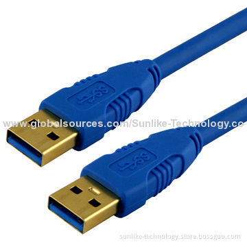 USB3.0 Cables with A Male to A Female, 28AWG, TC Conductor